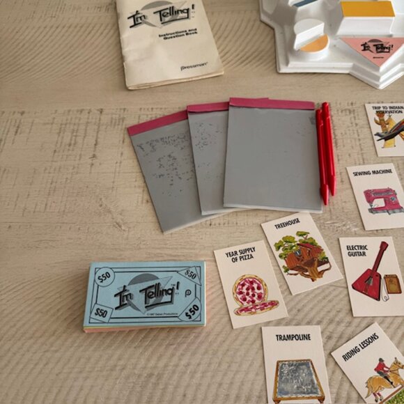 Vintage 1987 Pressman I'm Telling! Game - Picture 5 of 11